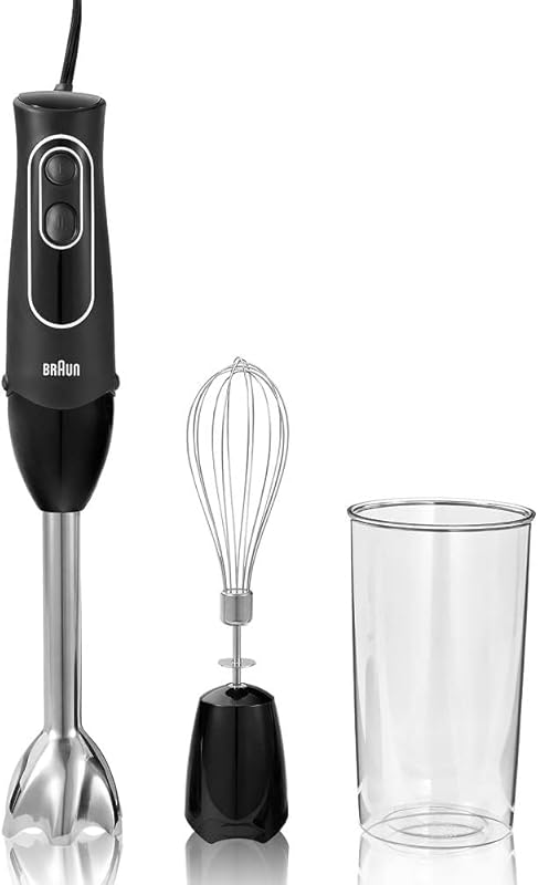 Braun MultiQuick 5 Immersion Blender – 350W, Dual Speed, Turbo, Beaker