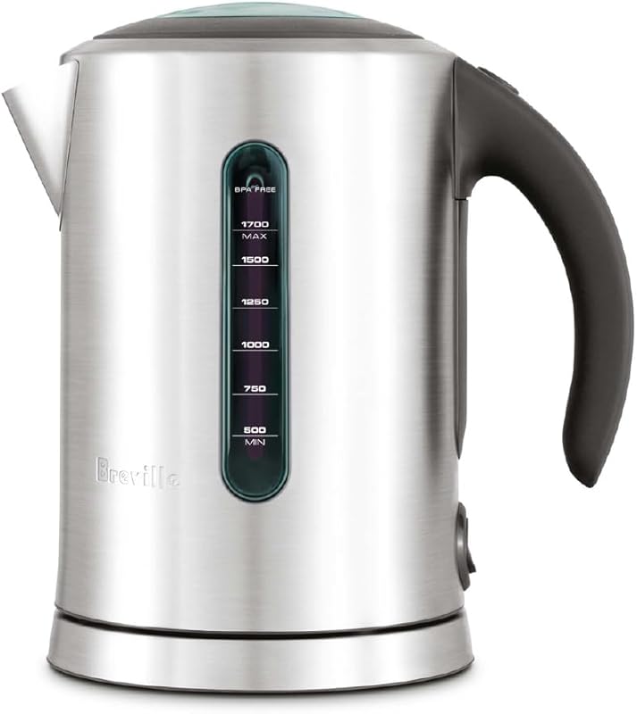 Breville BKE700BSS Soft Top Pure Hot Water Kettle, 7 Cup, Brushed Stai