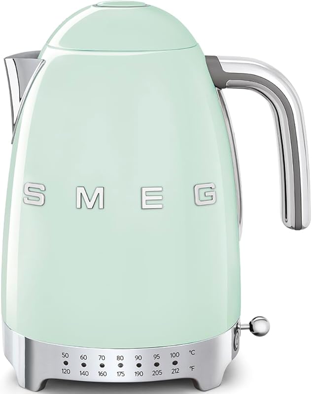 SMEG 7-Cup Variable Temperature Electric Kettle - Retro Style Aestheti