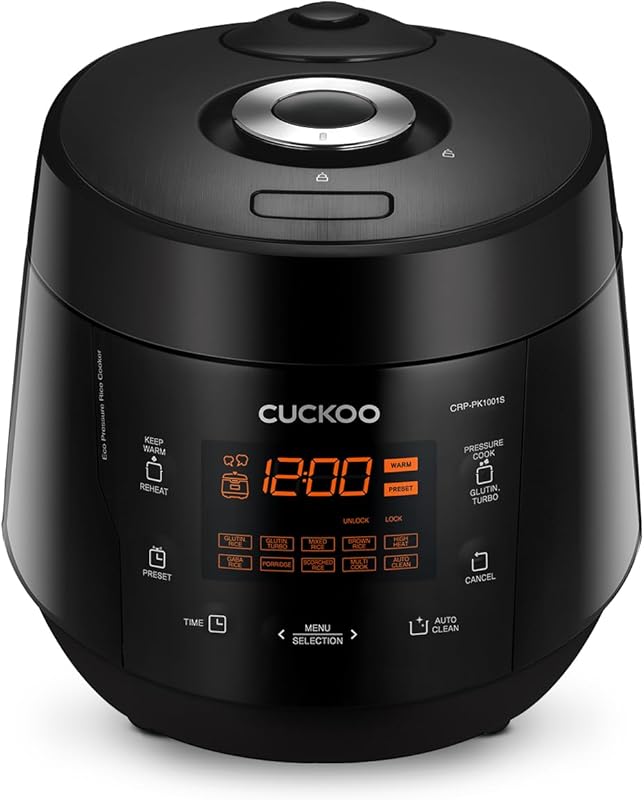 CUCKOO High Pressure Rice Cooker 10-Cup Uncooked / 20-Cup Cooked with 