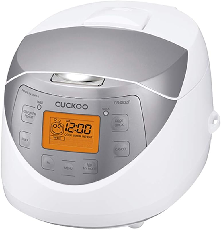 CUCKOO Micom Rice Cooker 6 Cup Uncooked / 12 Cup Cooked, Korean Fuzzy 