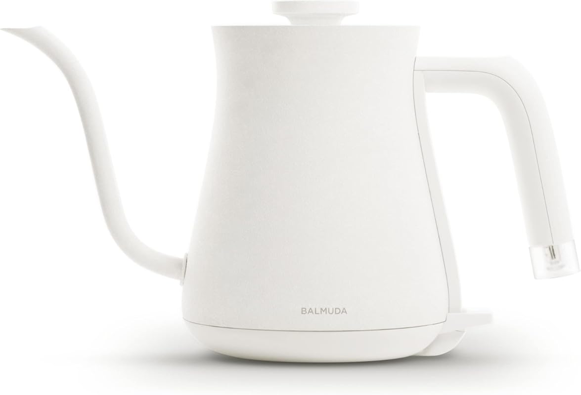Balmuda The Kettle Electric Gooseneck Kettle in White with Lightweight