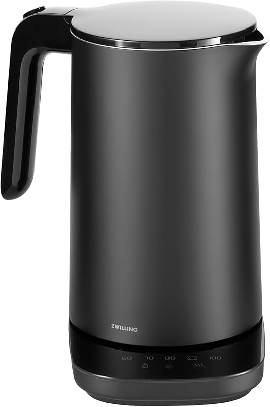ZWILLING Enfinigy Cool Touch 1.5L Cordless Electric Kettle for Tea and