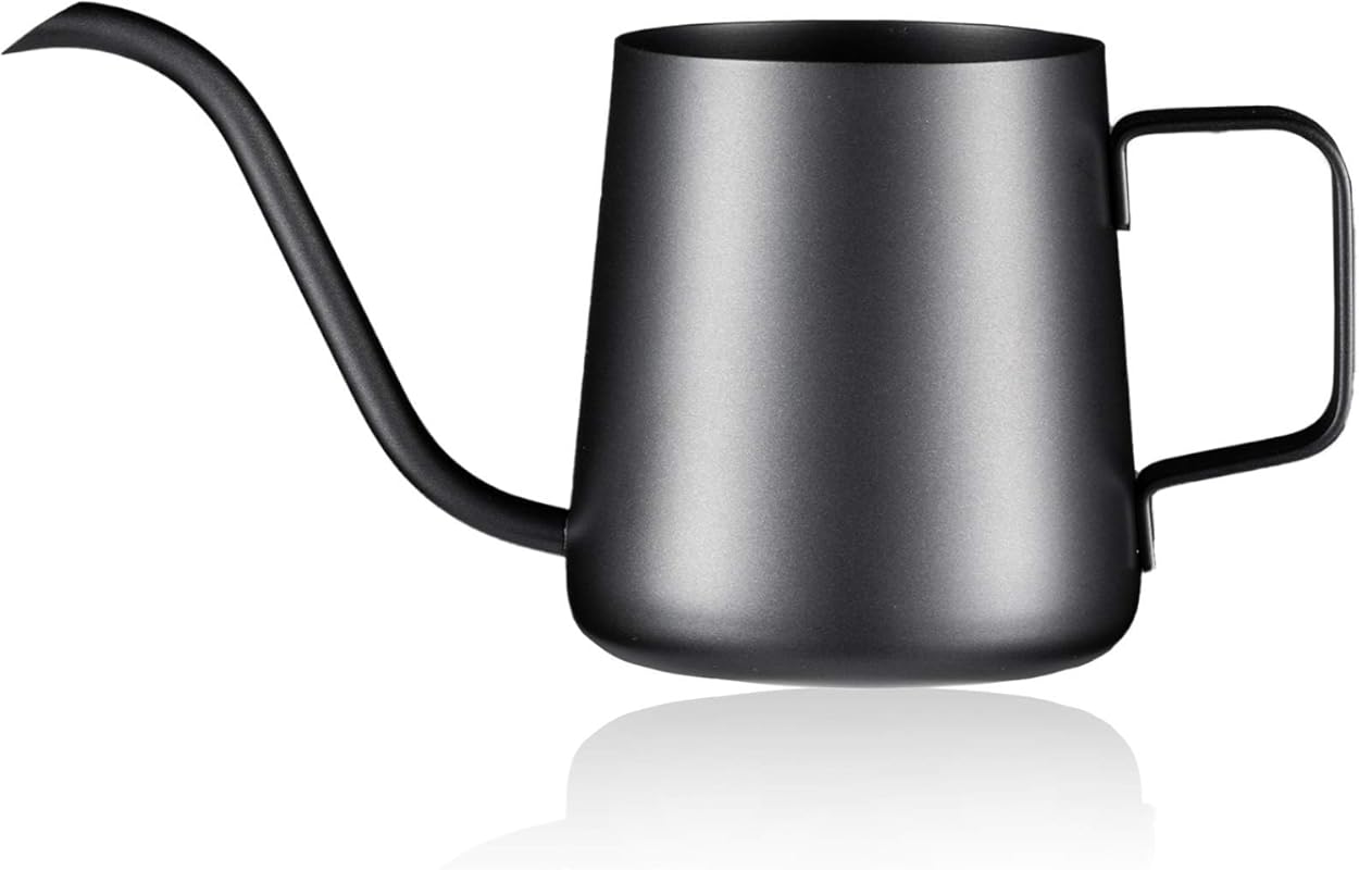 PARACITY Pour Over Kettle Gooseneck Spout Coffee Tea Pot 12OZ with Lid