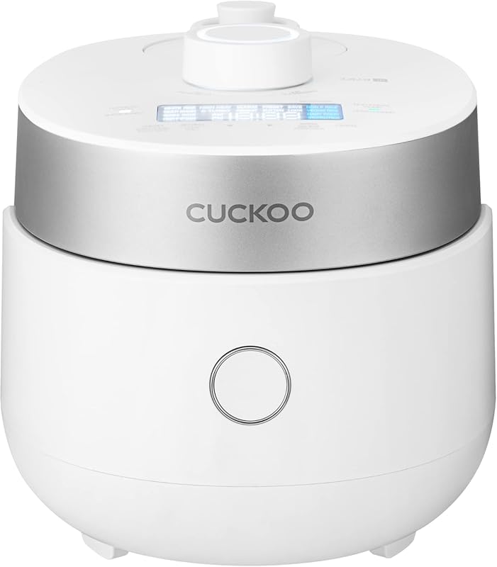 Cuckoo 3-Cup Twin Pressure Induction Rice Cooker with 11 Menu Options,
