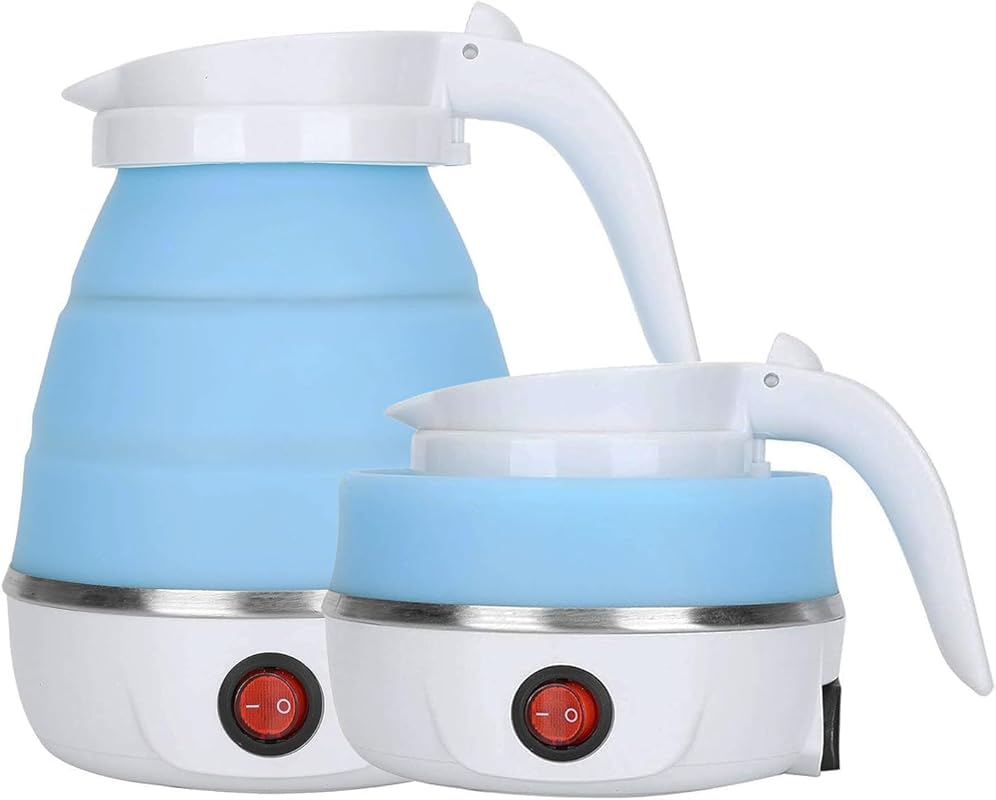 Travel Kettle Electric Small Foldable Portable Kettle,Silicone Collaps