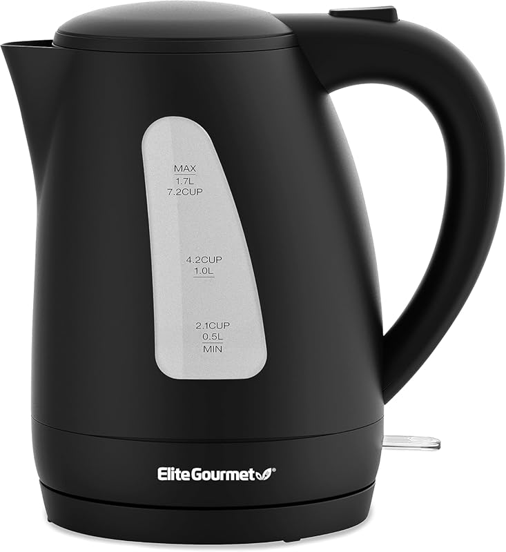 Elite Gourmet EKT8690 1.7L Electric Tea Kettle 1500W Hot Water Heater