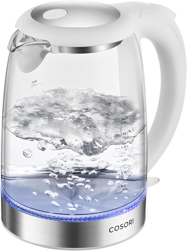 Cosori Electric Kettle, No Plastic Filter & Spout, Tea Kettle & Hot Wa