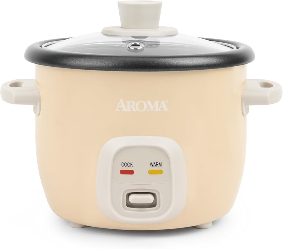 AROMA® Mini Rice Cooker, 2-Cup  / 4-Cup , Grain Cooker, Soup Maker, Oa