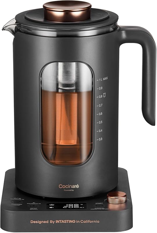 Electric Tea Kettle, INTASTING Glass Electric Kettle with tea Infuser