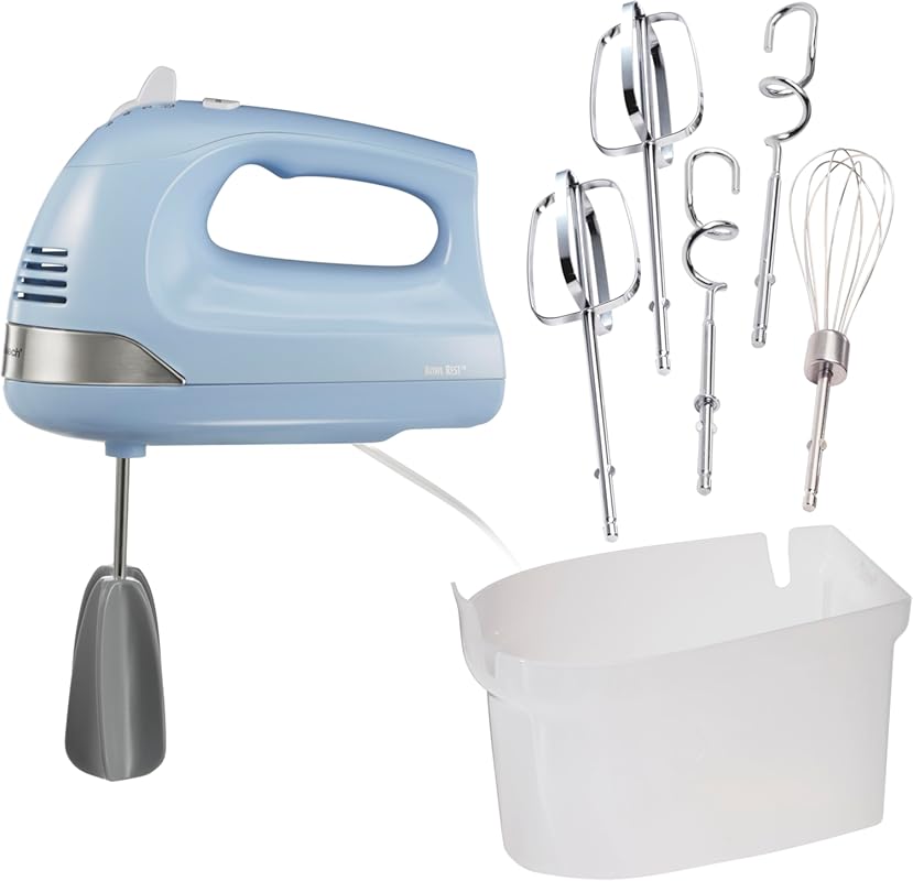 Hamilton Beach 6-Speed Electric Hand Mixer with Snap-On Storage Case i