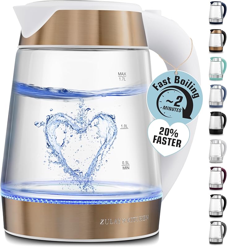 Zulay Kitchen Fast Boiling Electric Water Kettle