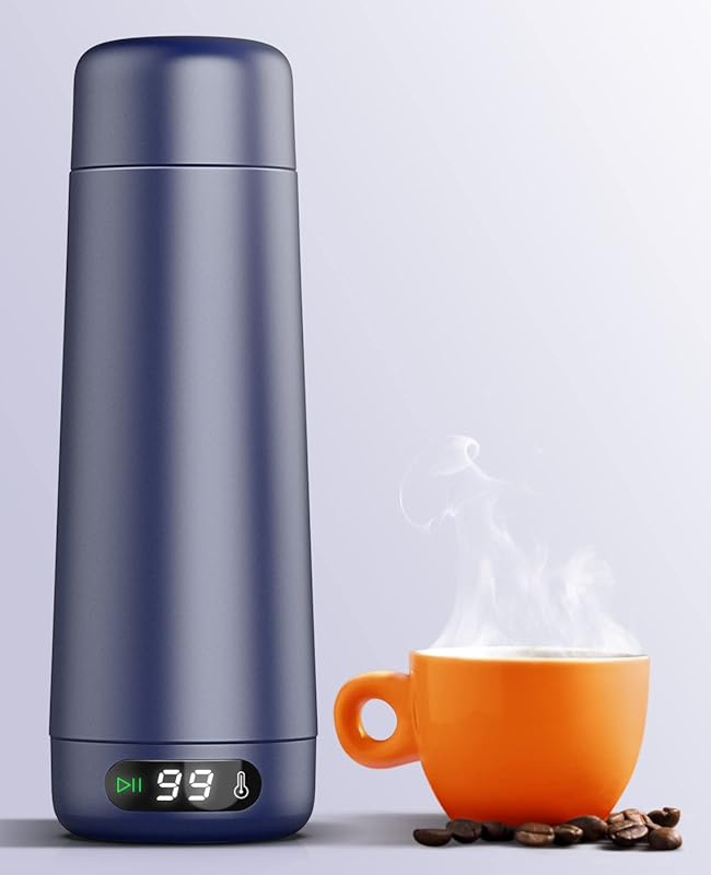 Dual Voltage Travel Electric Kettle with 6 Temperature Settings and LC