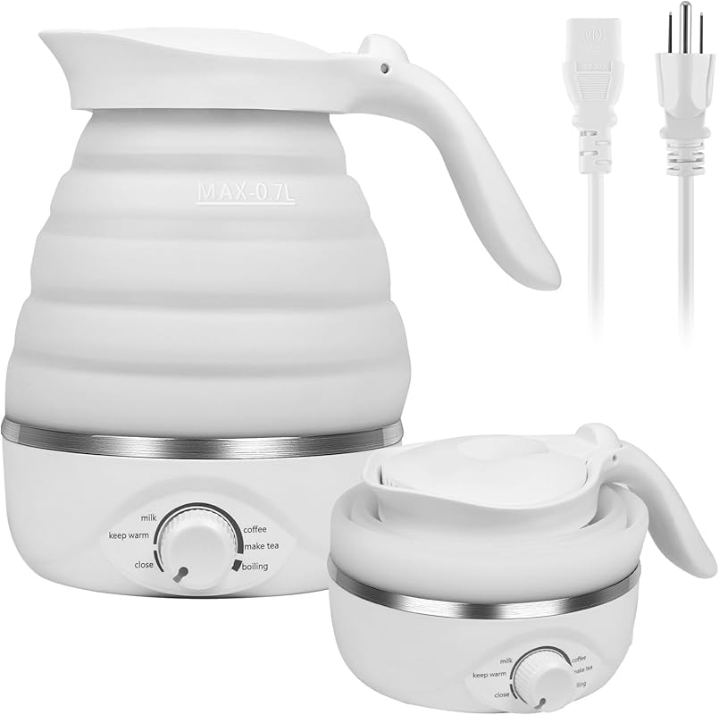 Travel Foldable Electric Kettle, Collapsible Kettle Travel Electric Co
