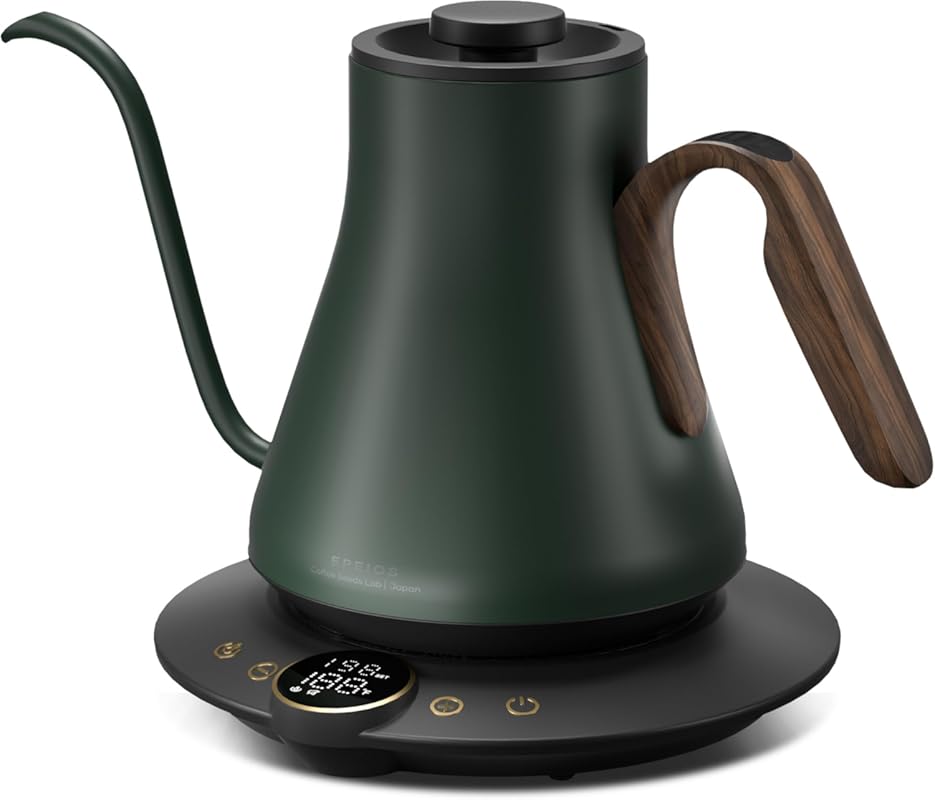 Gooseneck Electric Kettle with ±1℉ Temperature Control for Pour Over C