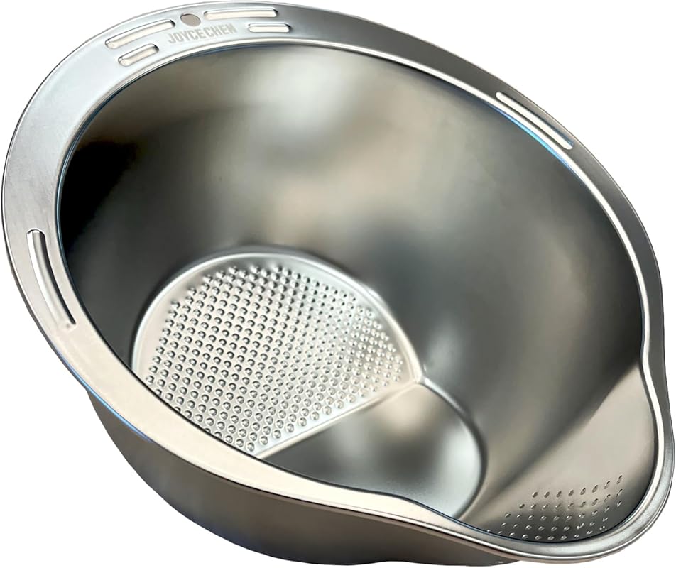 Joyce Chen Stainless Steel Rice Strainer Bowl Rice Washer Colander