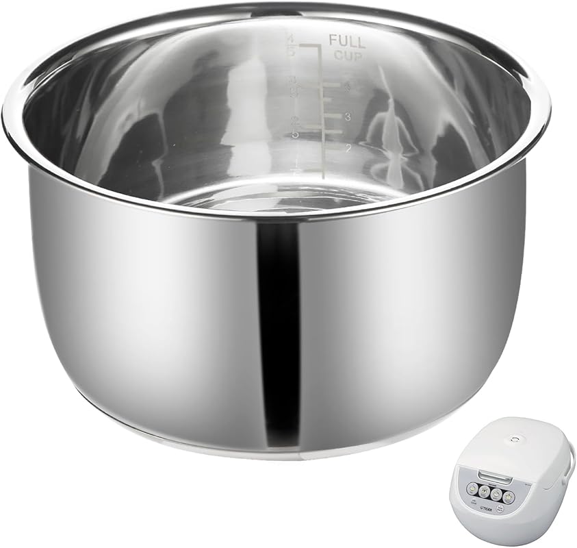 Replacement Rice Cooker 5.5 Cup Inner Pot Only Compatible with Tiger J