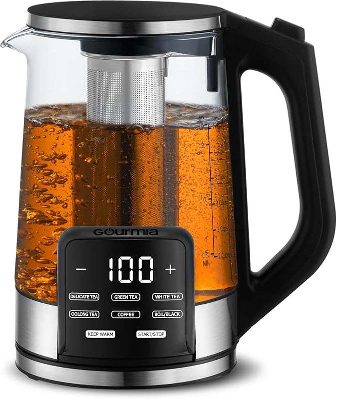 Gourmia Electric Programmable Glass Kettle