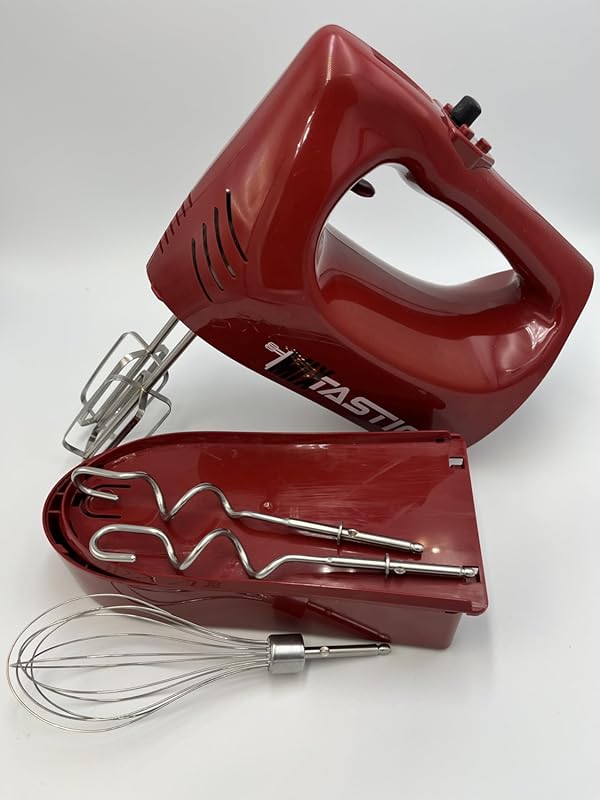 Digital Handheld Mixer With Timer, 10-Speed with Storage Tray