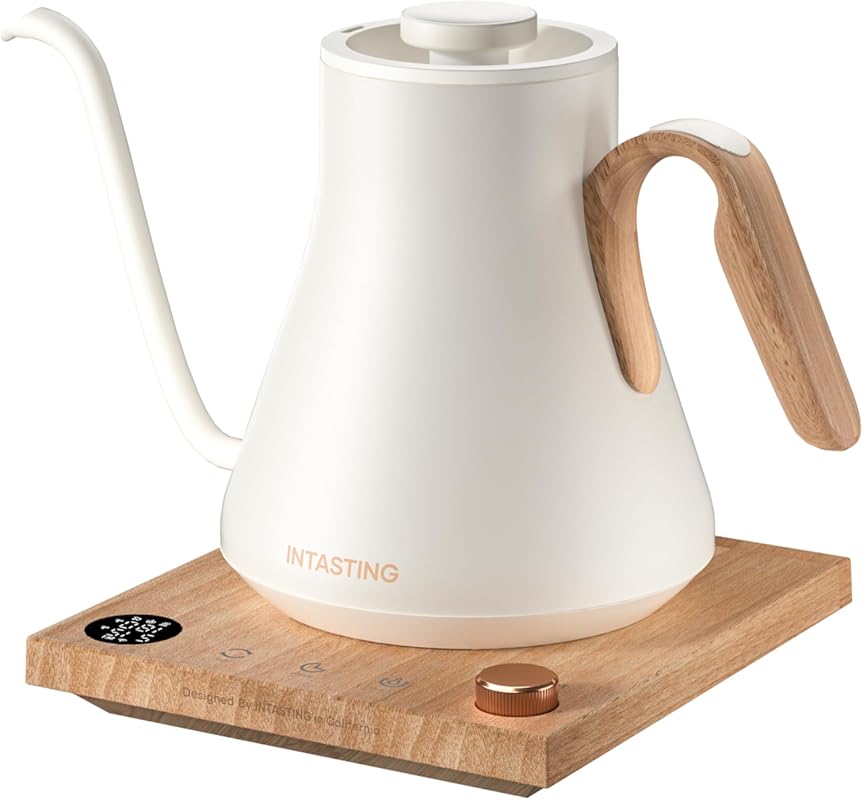 Electric Kettle, Gooseneck Electric Kettle, ±1℉ Precise Temperature Co
