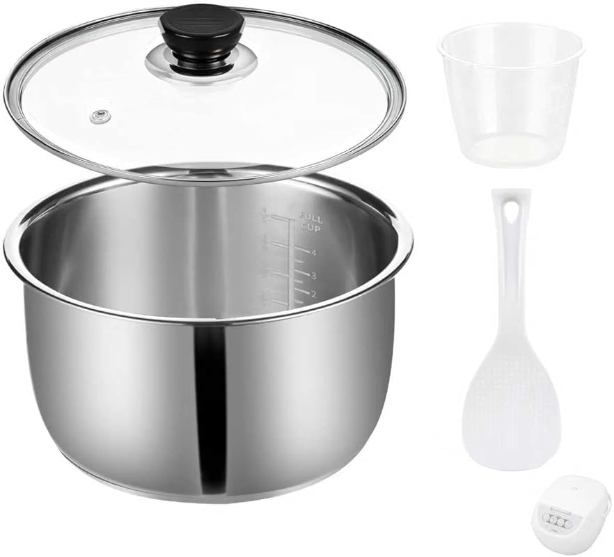 Stainless steel inner pot of rice cooker, compatible with Tiger JBV-A1