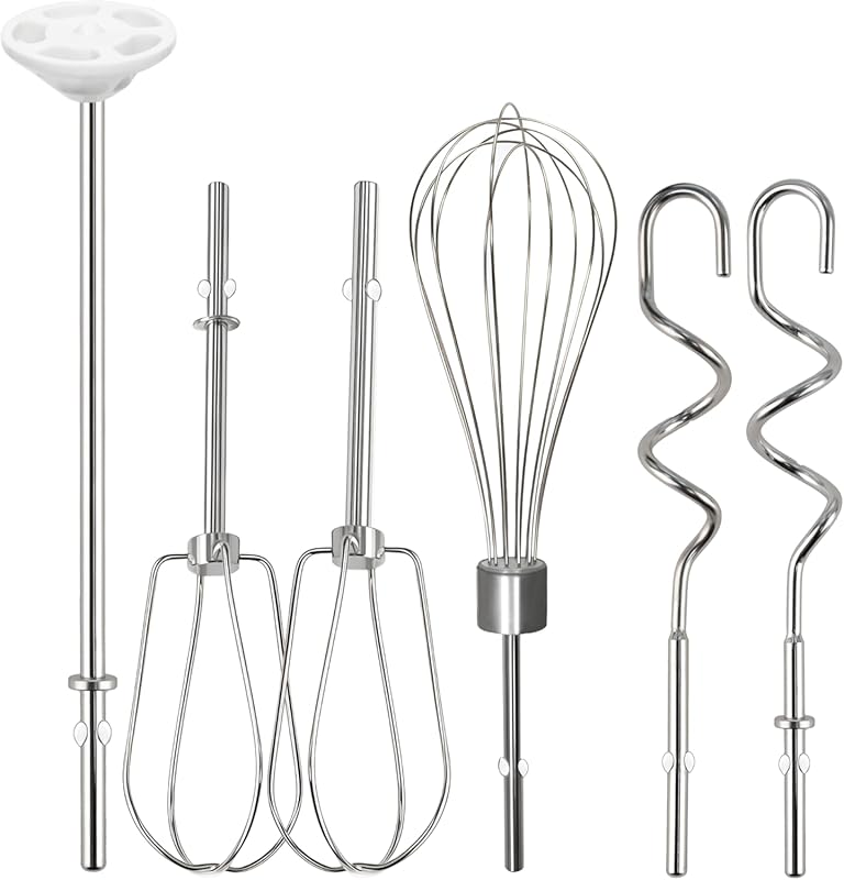 KitchenAid Hand Blender Attachments – Whisk, Dough Hook, Blending Rod 