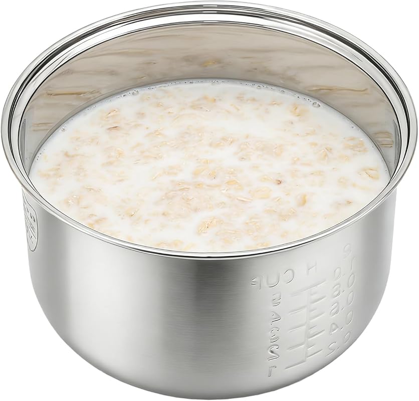 Stainless steel inner pot of rice cooker - compatible with aroma rice 