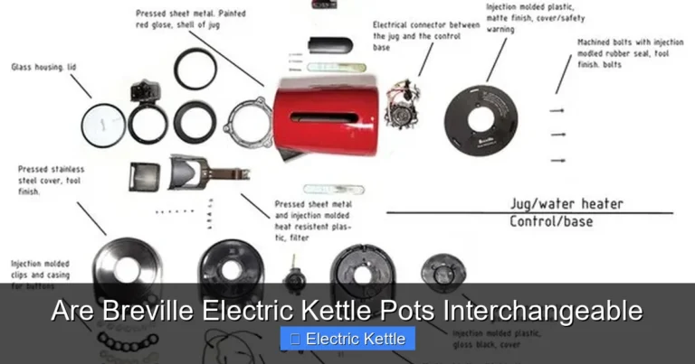Are Breville Electric Kettle Pots Interchangeable