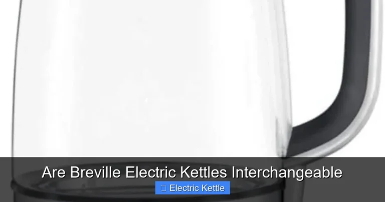 Are Breville Electric Kettles Interchangeable