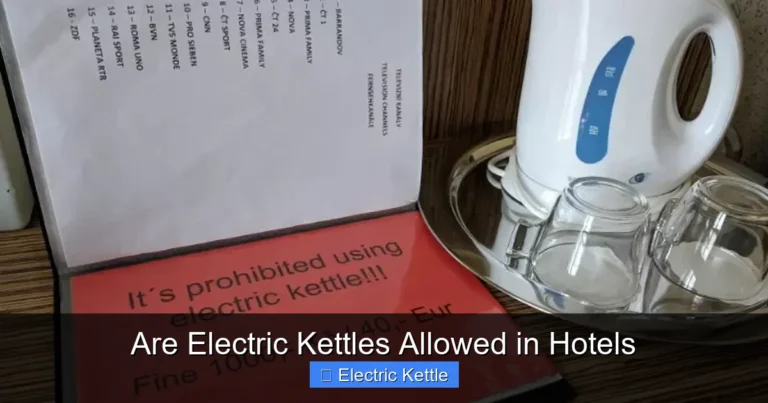 Are Electric Kettles Allowed in Hotels