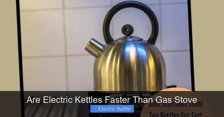 Are Electric Kettles Faster Than Gas Stove