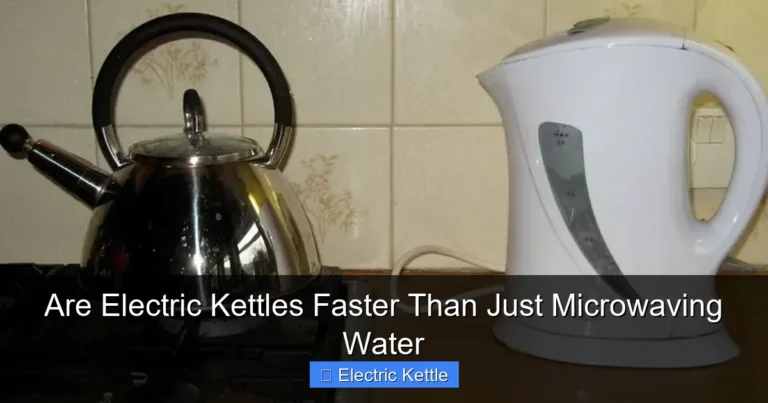 Are Electric Kettles Faster Than Just Microwaving Water