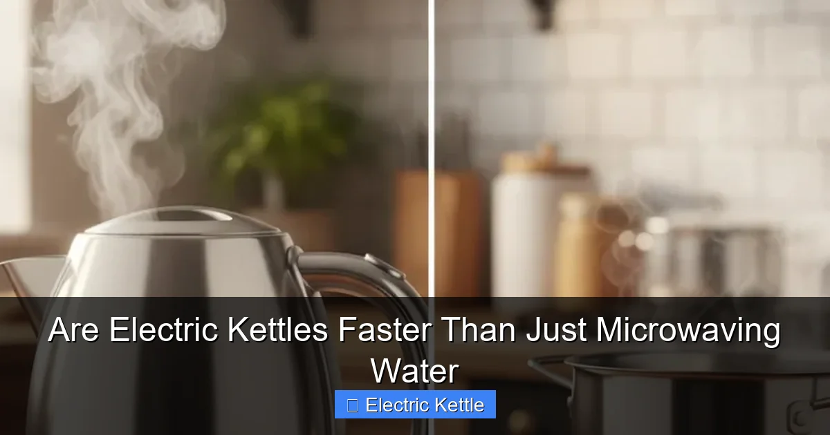 Are Electric Kettles Faster Than Just Microwaving Water