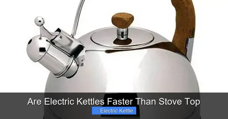 Are Electric Kettles Faster Than Stove Top