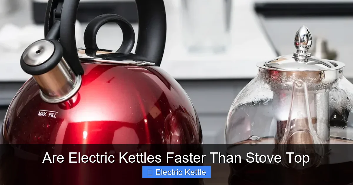 Are Electric Kettles Faster Than Stove Top