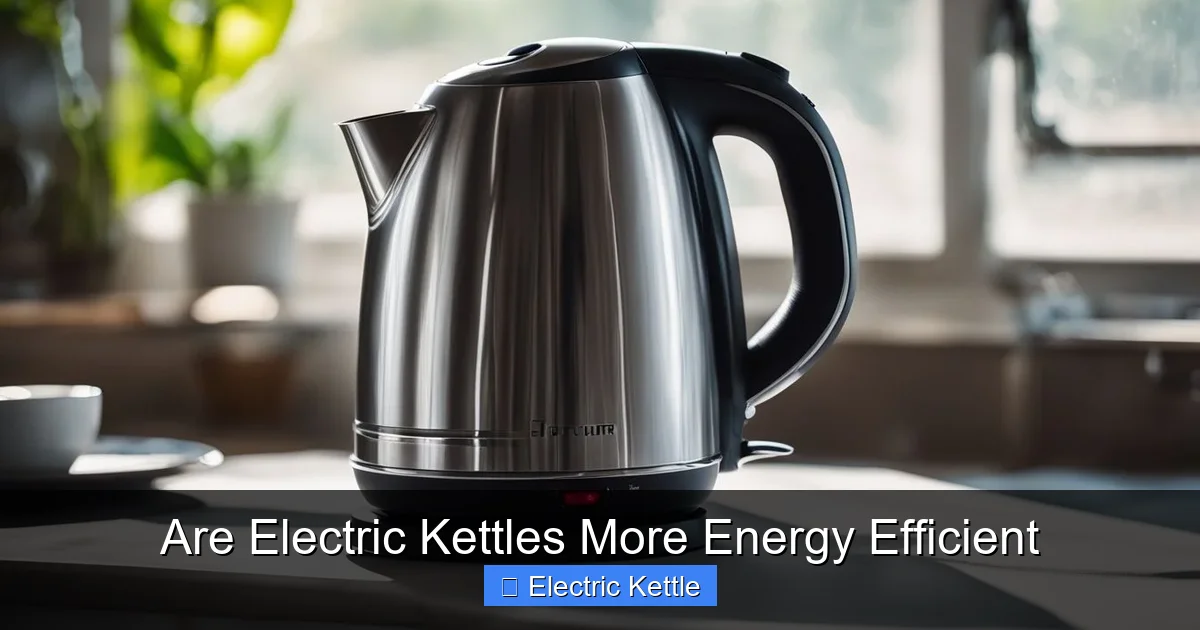 Are Electric Kettles More Energy Efficient