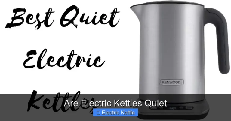 Are Electric Kettles Quiet