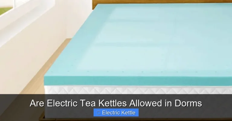 Are Electric Tea Kettles Allowed in Dorms