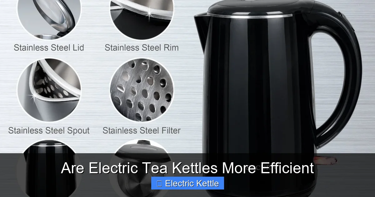 Are Electric Tea Kettles More Efficient