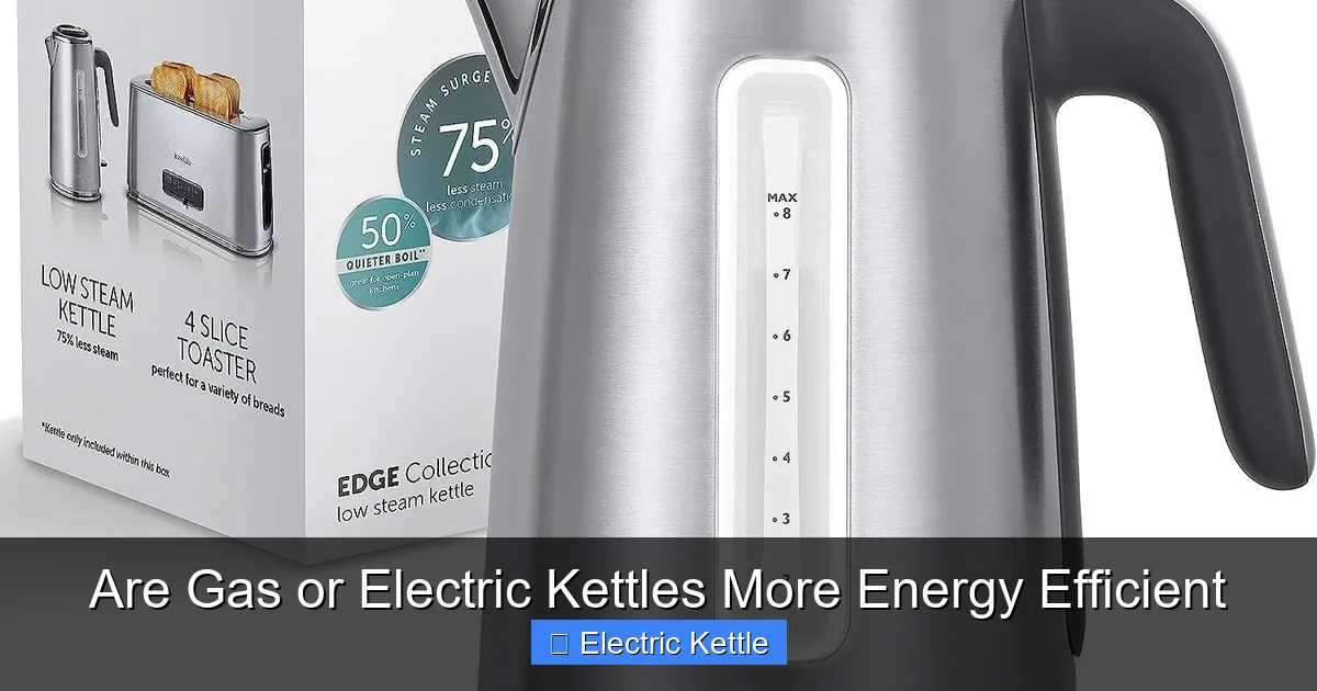 Are Gas or Electric Kettles More Energy Efficient