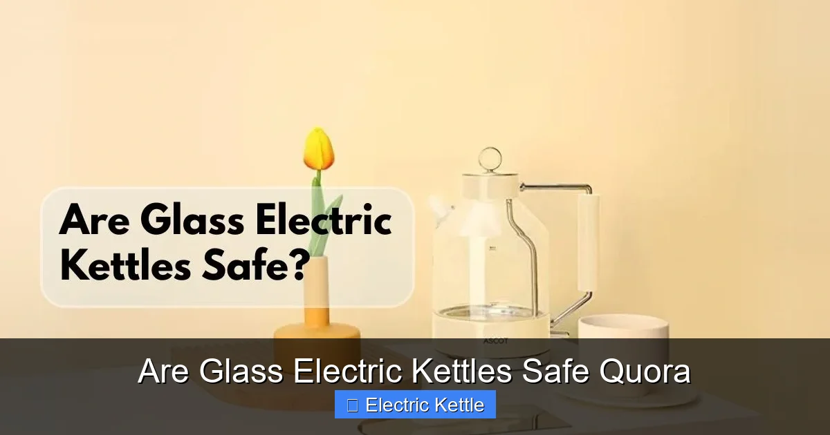 Are Glass Electric Kettles Safe Quora