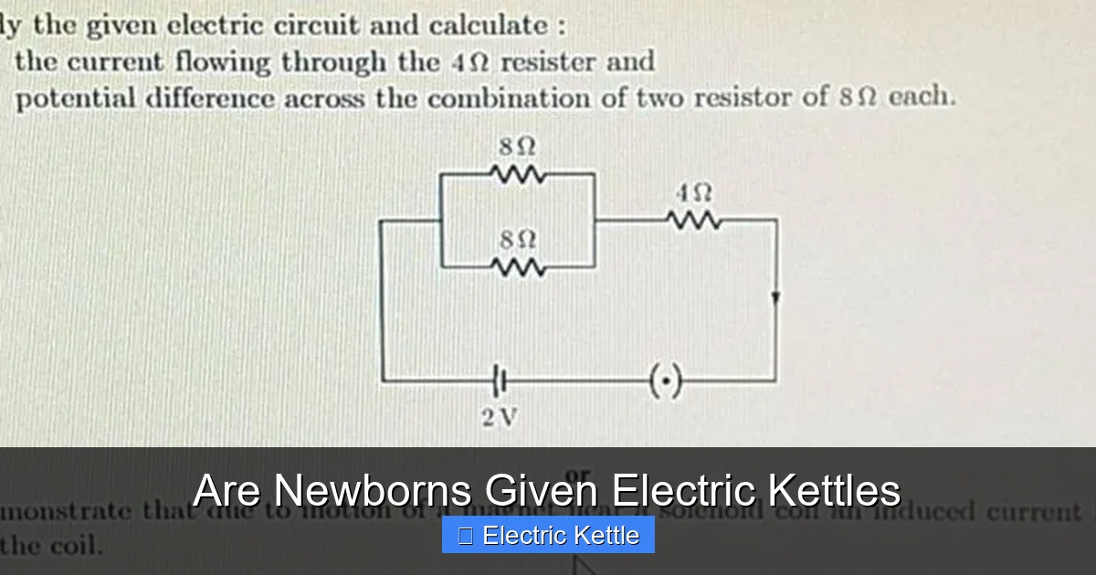 Are Newborns Given Electric Kettles