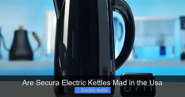 Are Secura Electric Kettles Mad in the Usa