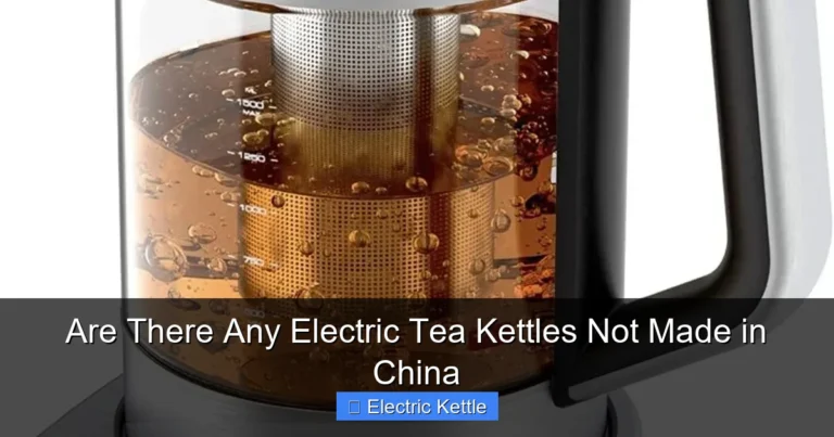 Are There Any Electric Tea Kettles Not Made in China