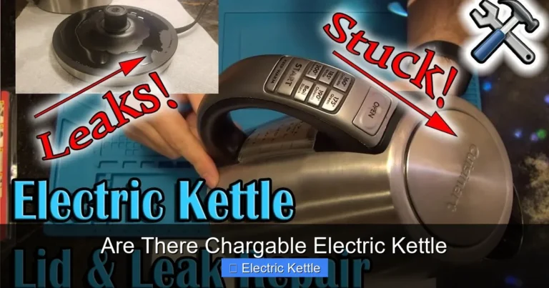 Are There Chargable Electric Kettle