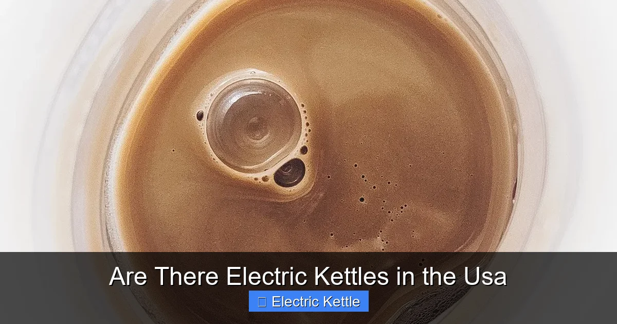 Are There Electric Kettles in the Usa