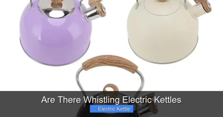 Are There Whistling Electric Kettles