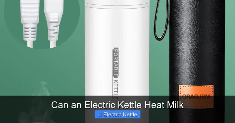 Can an Electric Kettle Heat Milk