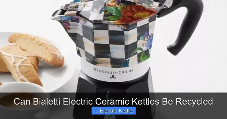 Can Bialetti Electric Ceramic Kettles Be Recycled