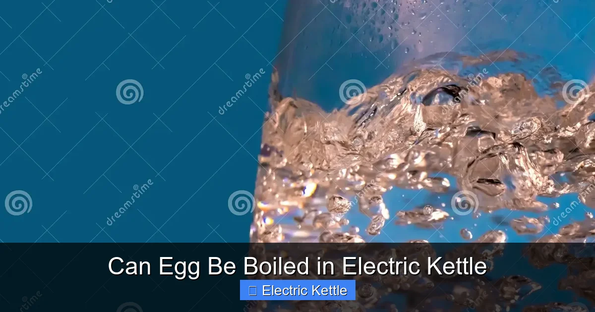 Can Egg Be Boiled in Electric Kettle